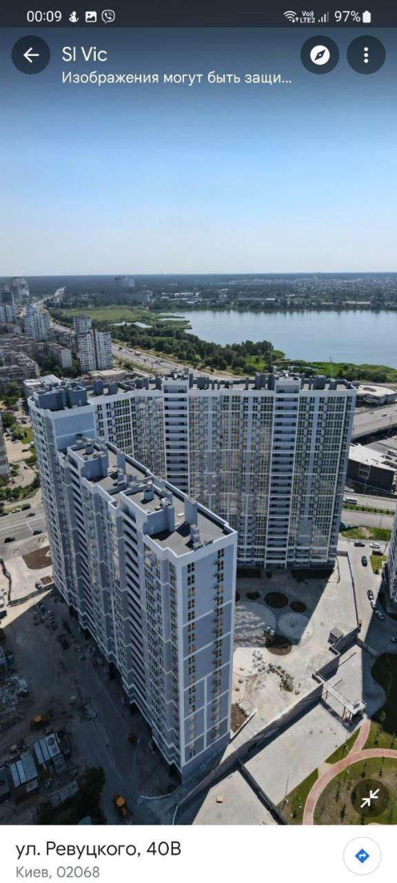 Квартира Метро Харківська, Позняки Жк Лебединий Киев Екстериор снимка